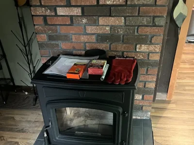 Efficient Wood Stove Installation with Personalized Hearth Design