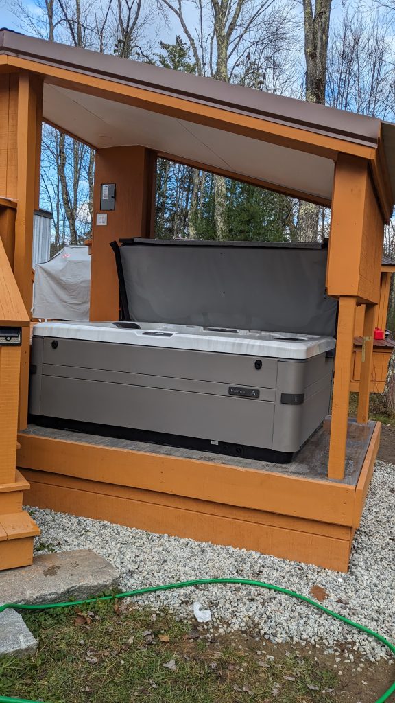 Woodland Backyard Transformation with a Bullfrog Spa 1