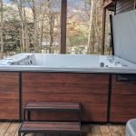 Private Backyard Spa Retreat with a Woodland View