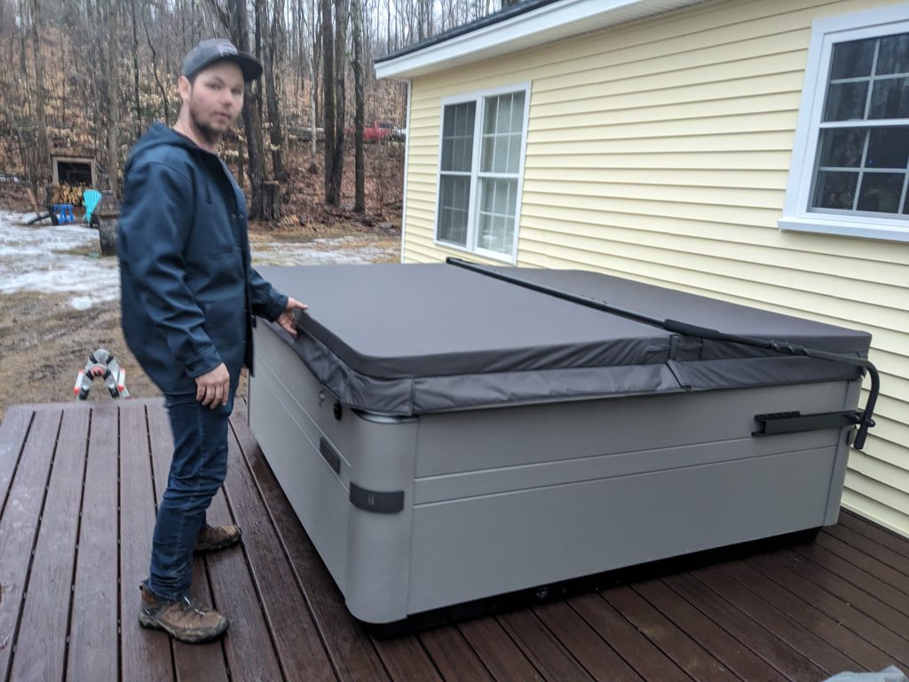 Relaxing Hot Tub Setup for a Quiet Country Home