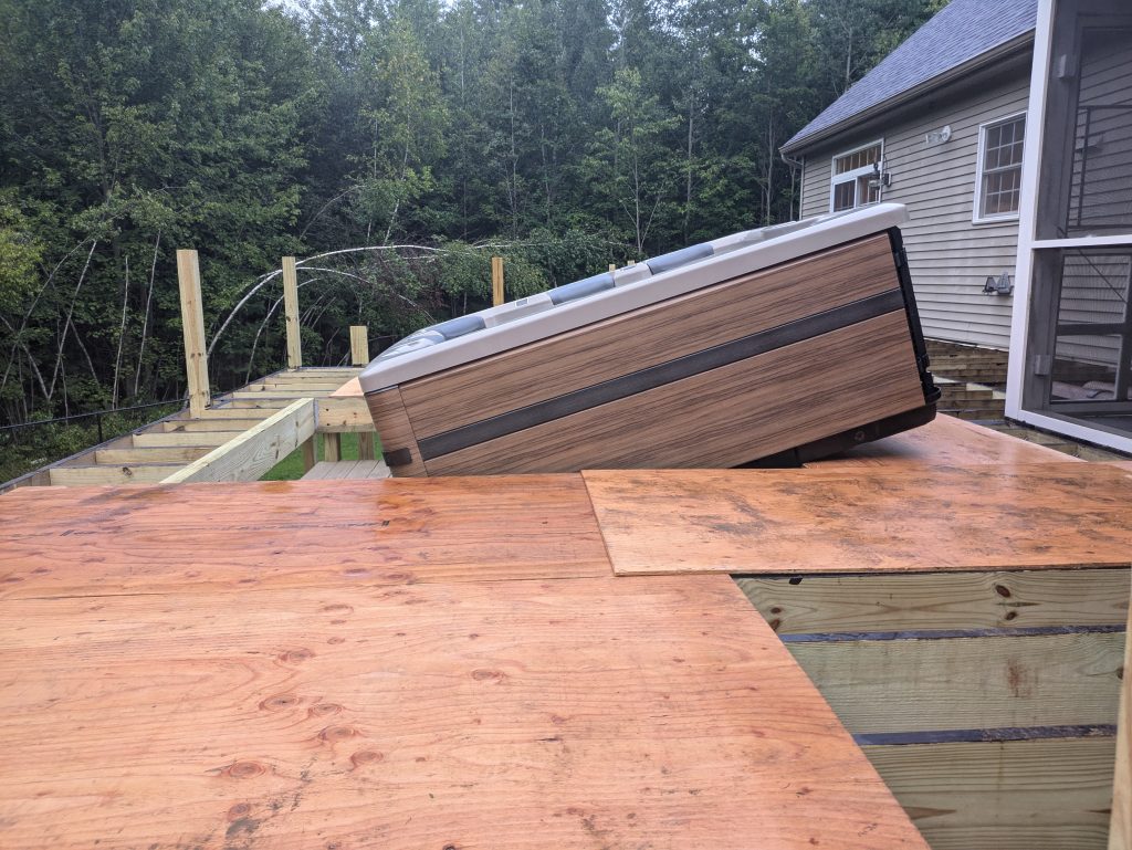 Cozy Outdoor Spa Upgrade for a Wooded Home 1