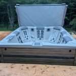 Cozy Outdoor Spa Upgrade for a Wooded Home 2