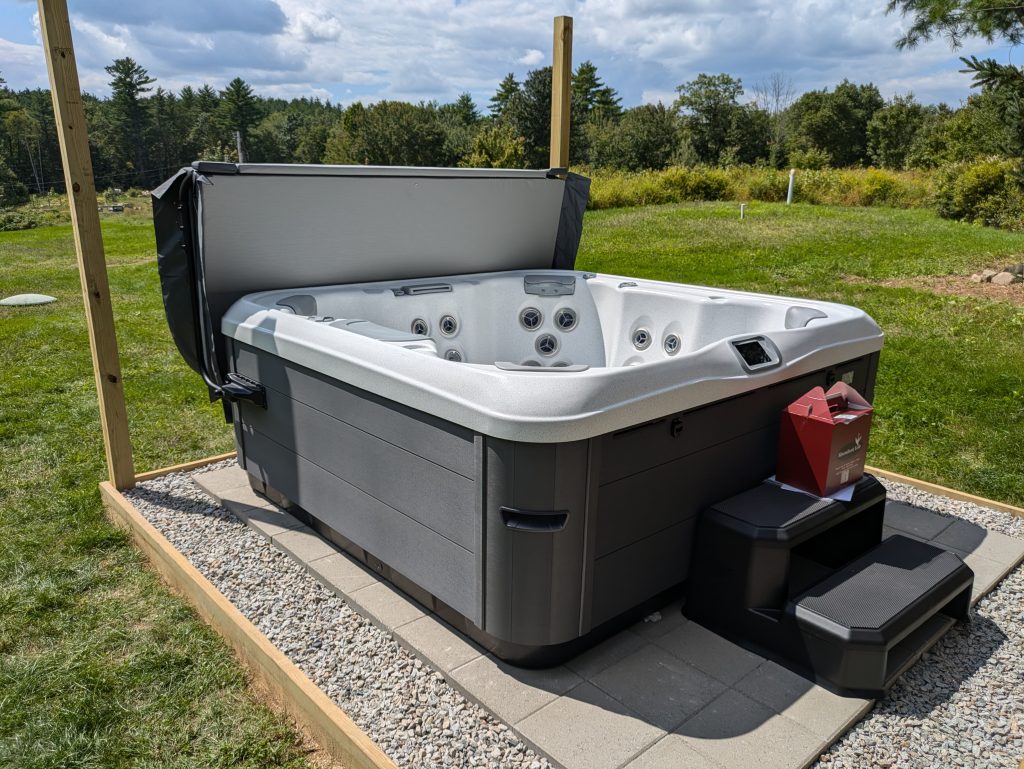 1. Tranquil Woodland Hot Tub Installation for a Cozy Home 2