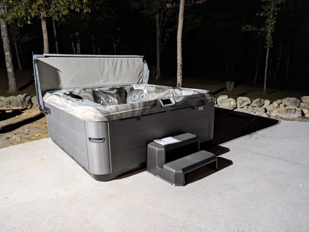 Secluded Backyard Retreat with a Bullfrog Spa Installation 1