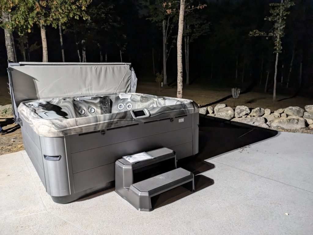 Secluded Backyard Retreat with a Bullfrog Spa Installation 2